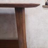 Table served legs compass with wheels 1950s