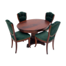 Antique table with chairs, Northern Europe, early 20th century.