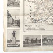 Carte ancienne France Bretagne Rennes St Malo