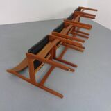 Teak dining chairs by Erik Buch for Od Møbler, 1960s, set of 4.