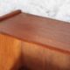 Vintage wooden furniture, Roger Landault shelf for ABC, 1950s.