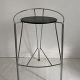 Bar stool half moon design Pascal Mourgue from the 80's