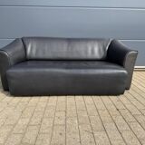 De Sede Ds47 3-seater in buffalo leather NECK 5 mm black leather