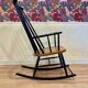 Fauteuil rocking chair design scandinave 1950 "Ilmari Tapiovaara".