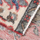2x8 red floral turkish runner rug.77x261cm