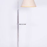 Restored Art Deco Floor Lamp, Chrome, New Electrification, Czechia, 1920s