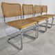 4 chaises Cesca Marcel Breuer