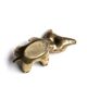 Walter Bosse cat shell in bronze, 60s