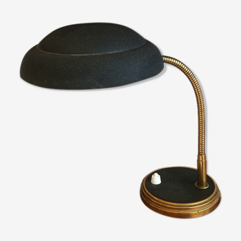 Lampe articulée métal granité, 1960