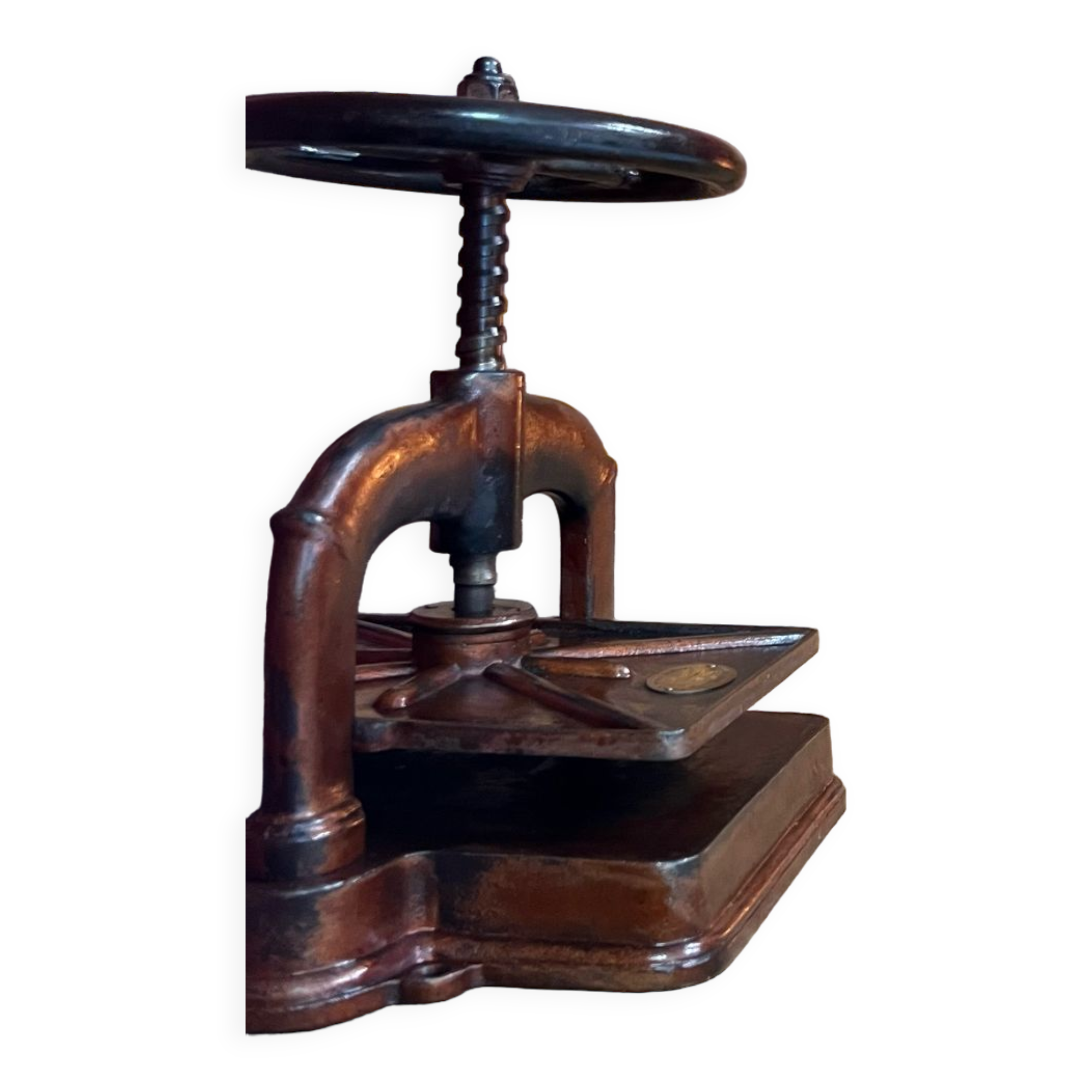 Press to bind stationery of progress