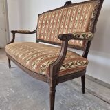 Louis XVI style two-seater sofa bench from the 1900s