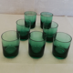 8 verres verts