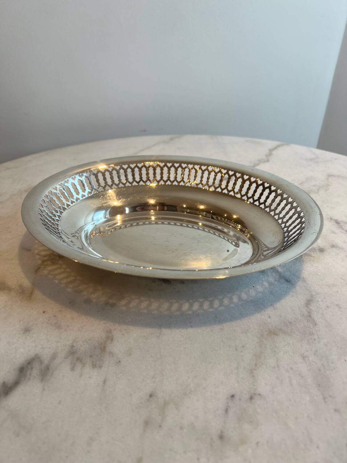 Thistle Silver Bread Basket