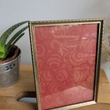 Gilded metal frame to install