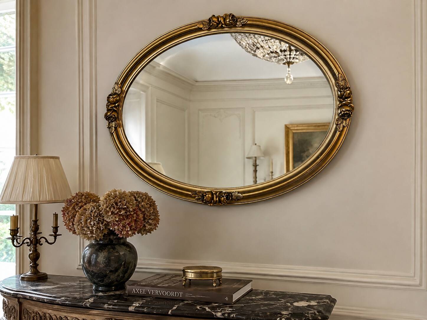 Oval mirror