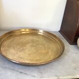 Brass tray in early 20th century