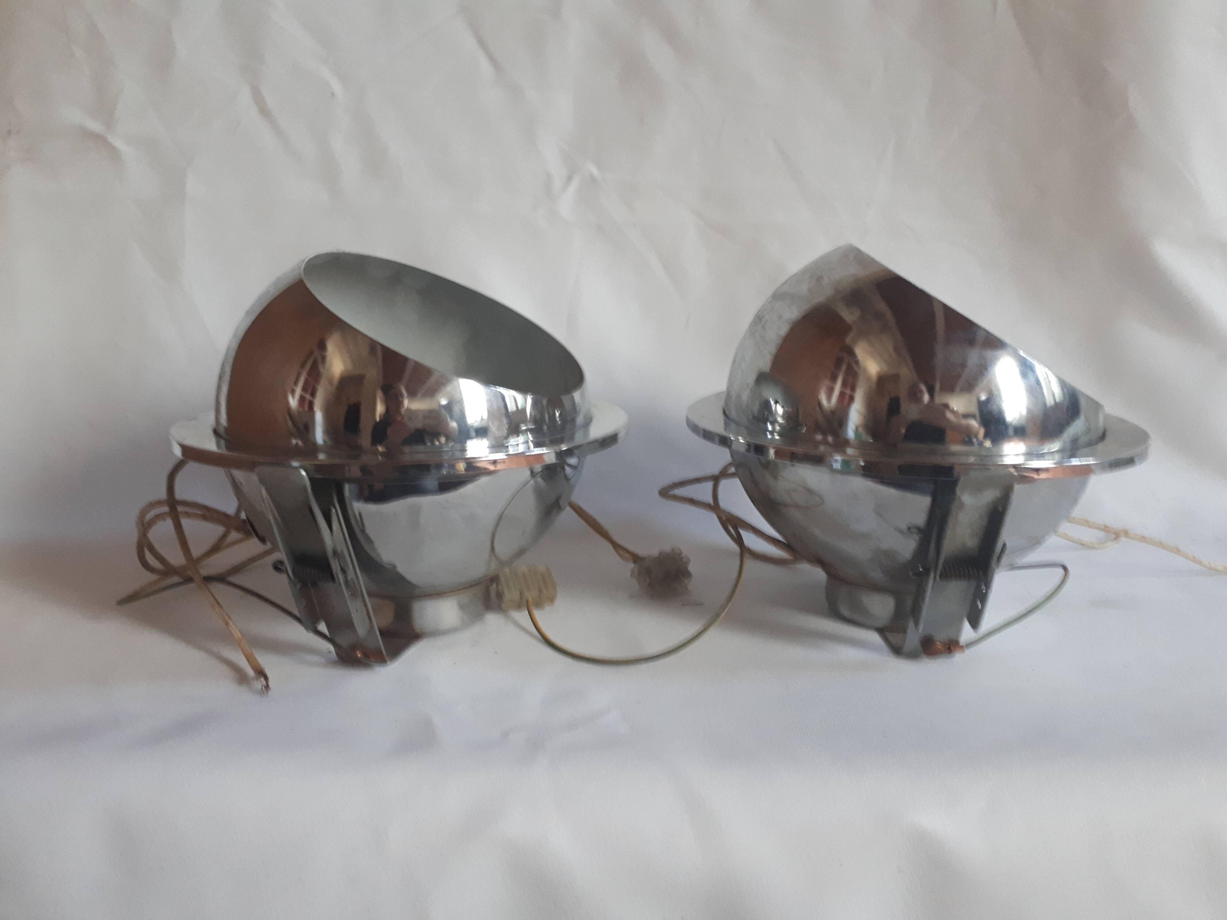 Pair sconces 1970