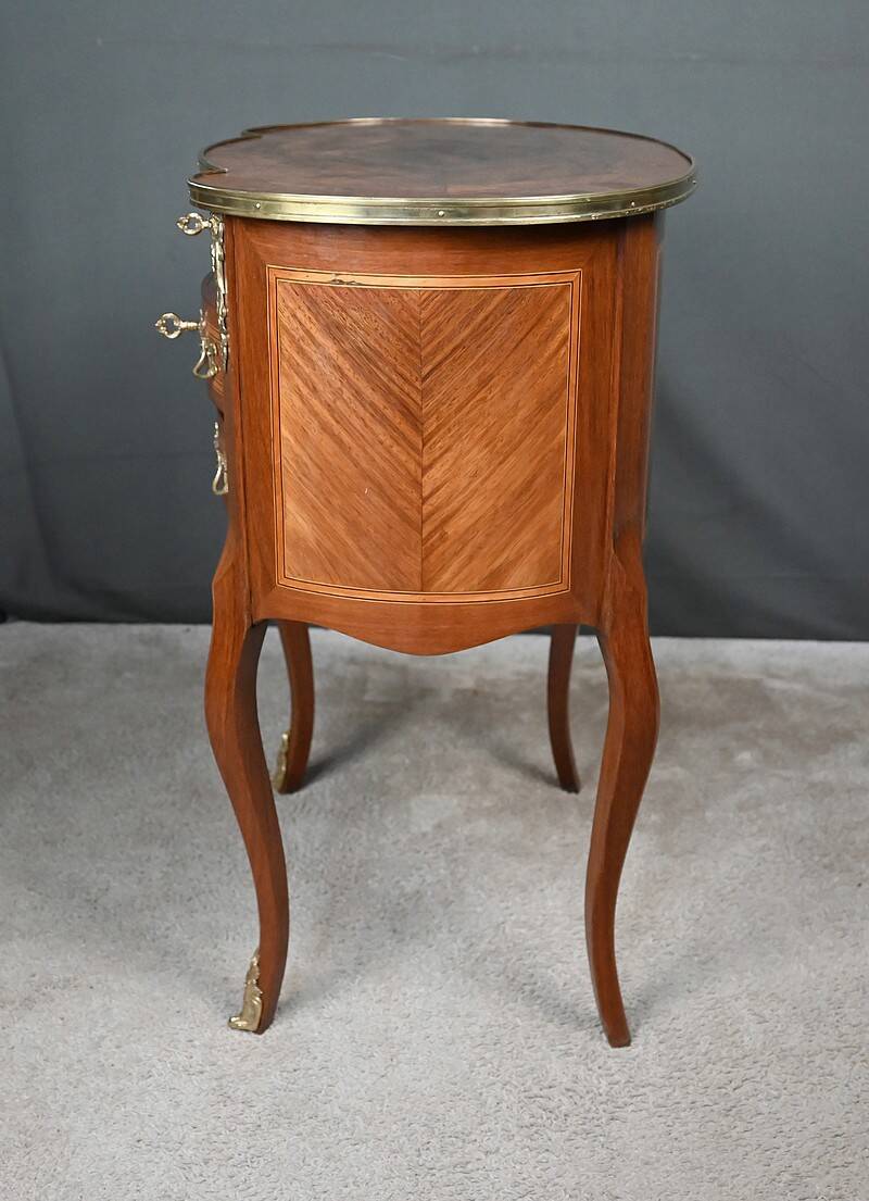 Petite Commode Coiffeuse en Acajou, style Transition – 1940