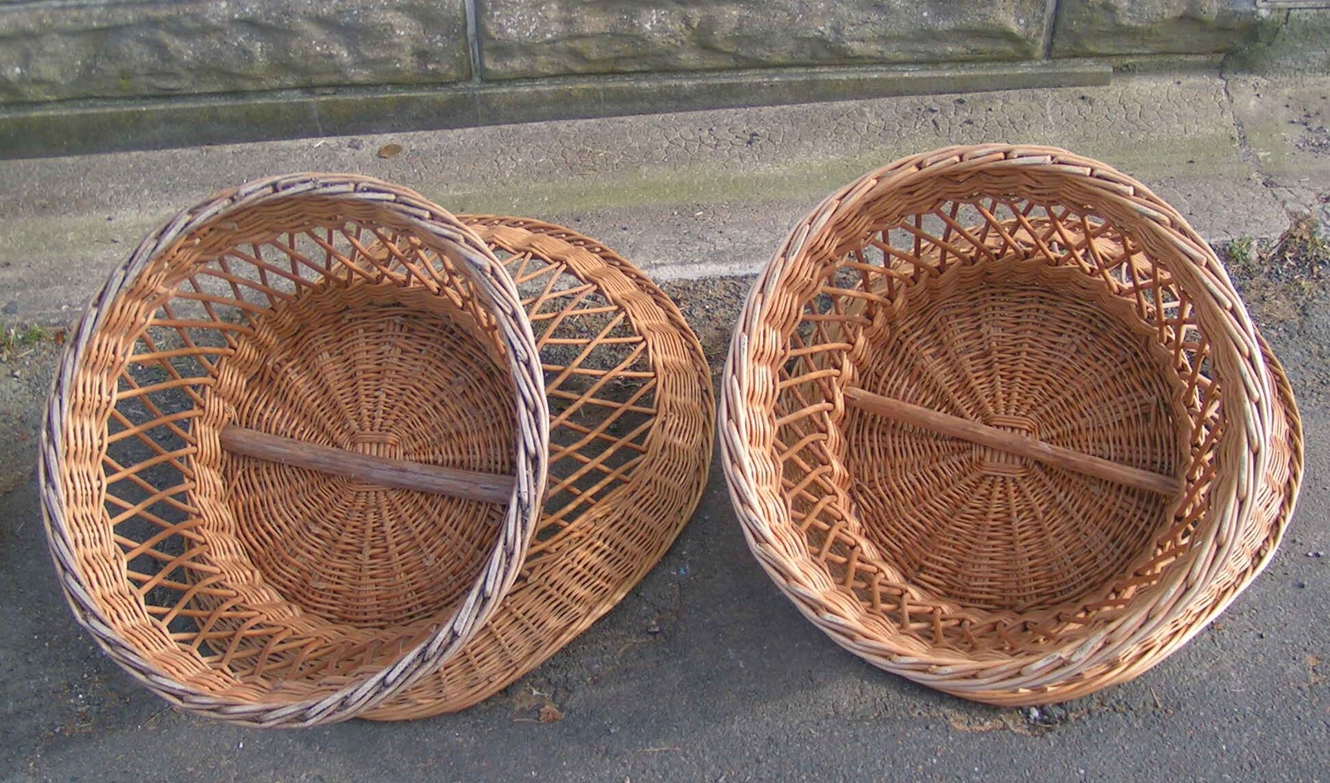 Rattan basket chairs