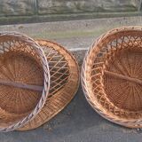 Rattan basket chairs