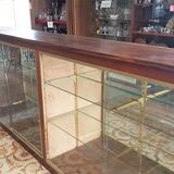 Glass and wood display case