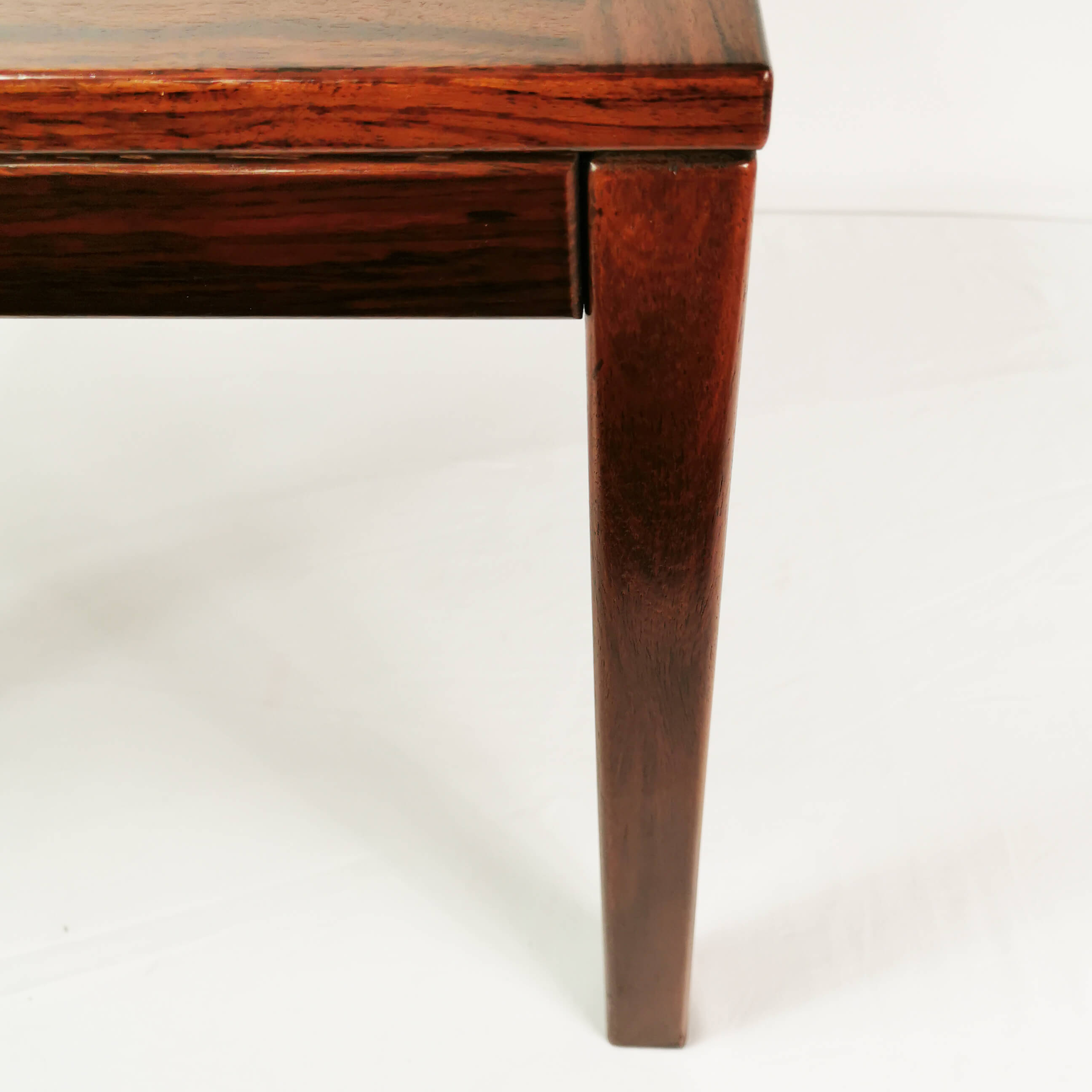 Mahogany Coffee Table, Vejle Stole, Denmark, 1970s