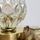 Vintage moulded glass globe-laying lamp