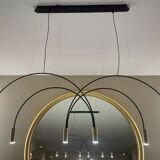 Pendant lamp with metal body and integrated dimmable LED