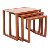 Danish design teak nesting tables, 1970s