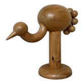 Kaija Aarikka (Finland) – Large Wooden Ostrich Sculpture (XXL Display Model), c. 1970s