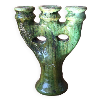 Tamegroute pottery candle holder