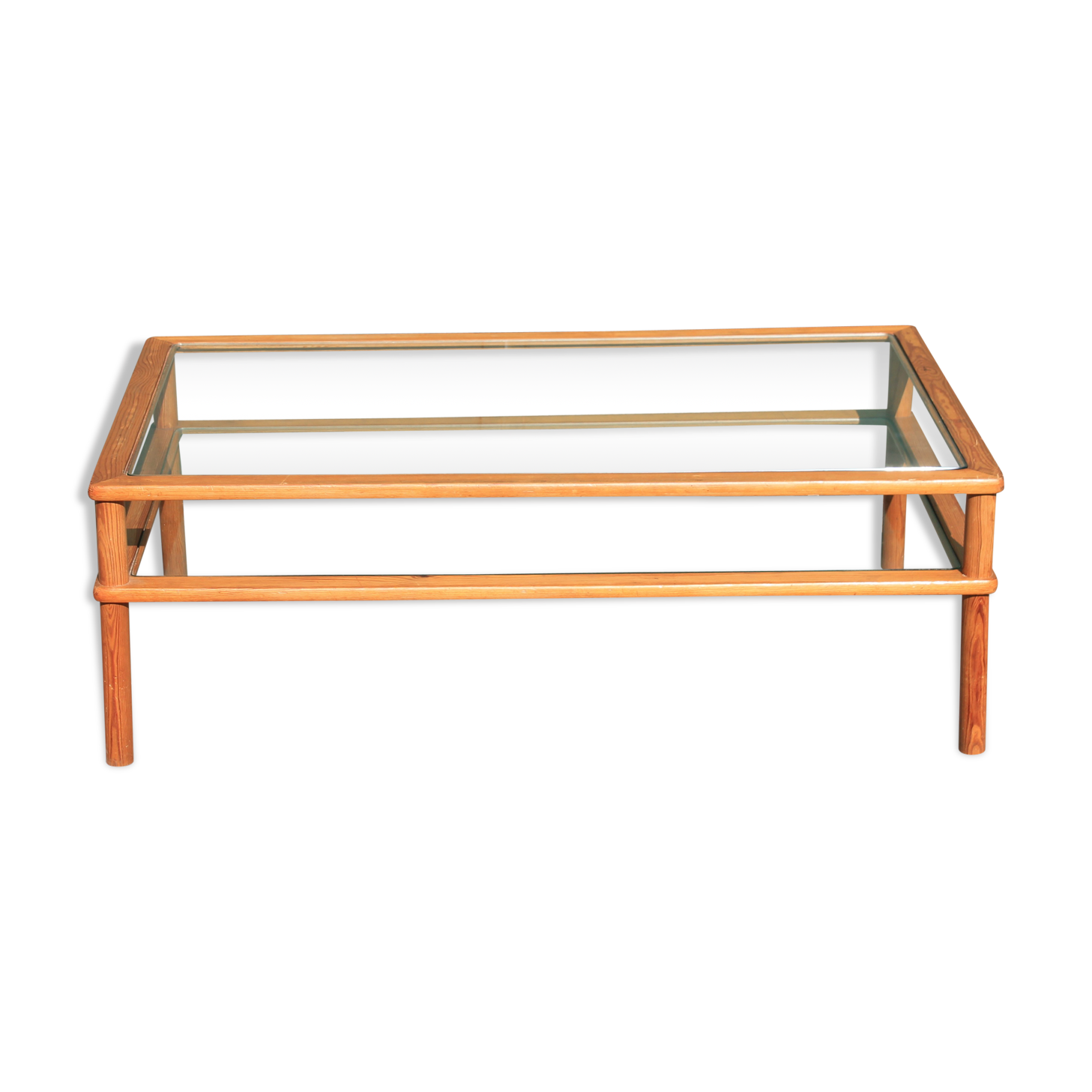 Table coffee trays in glass