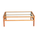 Table basse plateaux verres