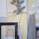 Still life with vase and flowers, oil on panel signed Dlawe Gisku, year 2001
