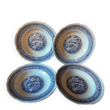 Set of 4 deep plates Ironstone