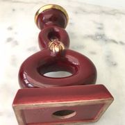 Candlestick ceramic art of bordeaux 1930
