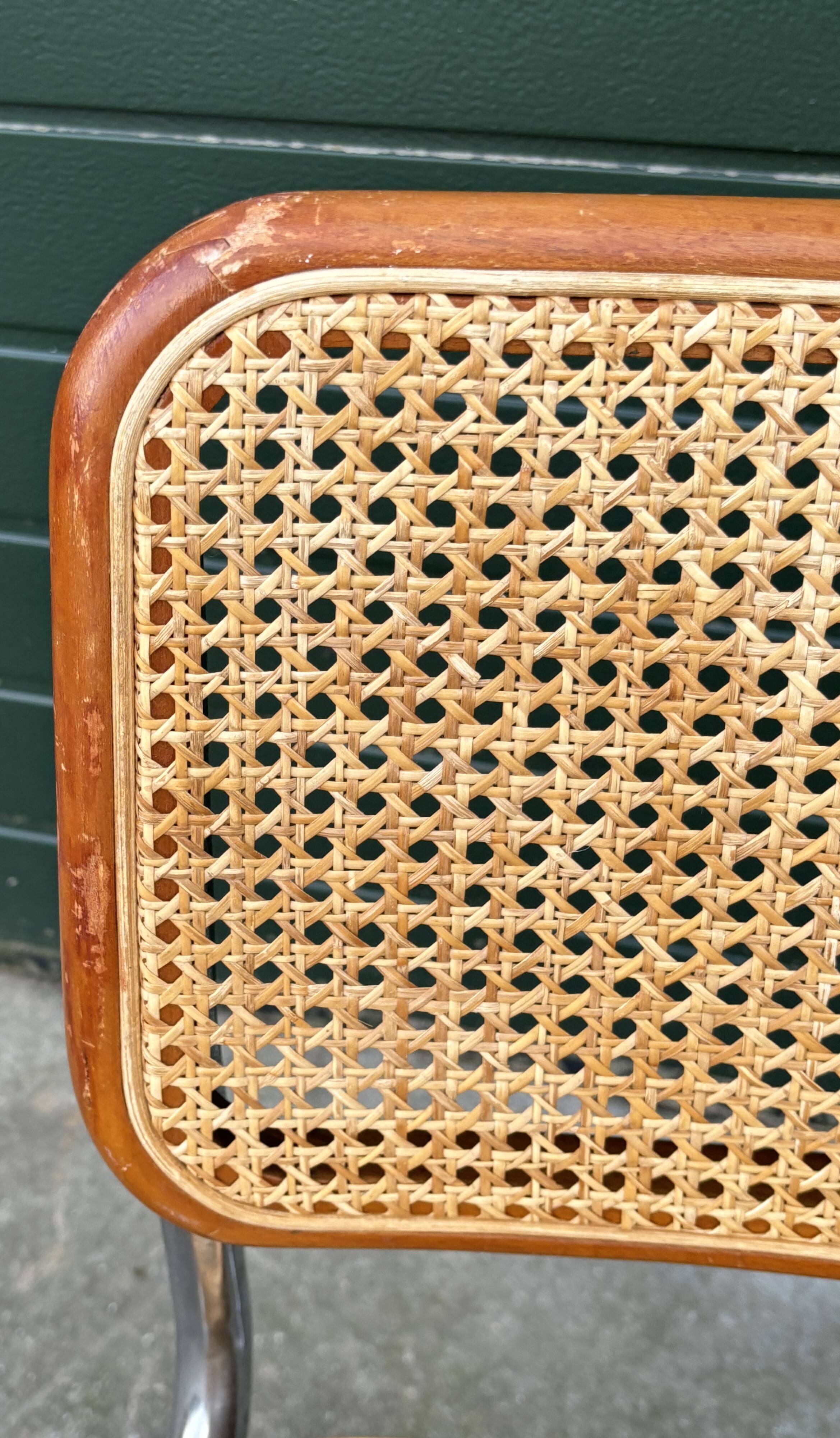 Vintage Cesca design chair b32 chrome model