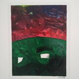 Signed abstract painting