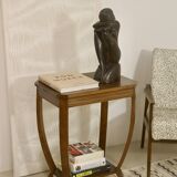 Art deco curved wood pedestal table ref bagatelle.