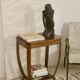 Art deco curved wood pedestal table ref bagatelle.