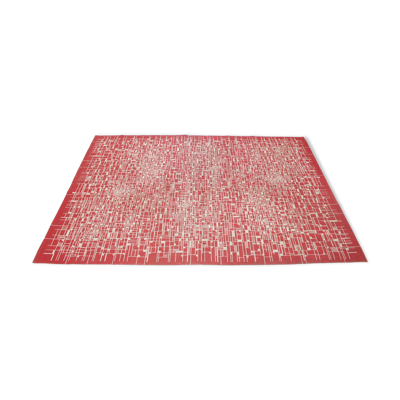 Tapis mid-century moderniste géométrique 300x200cm