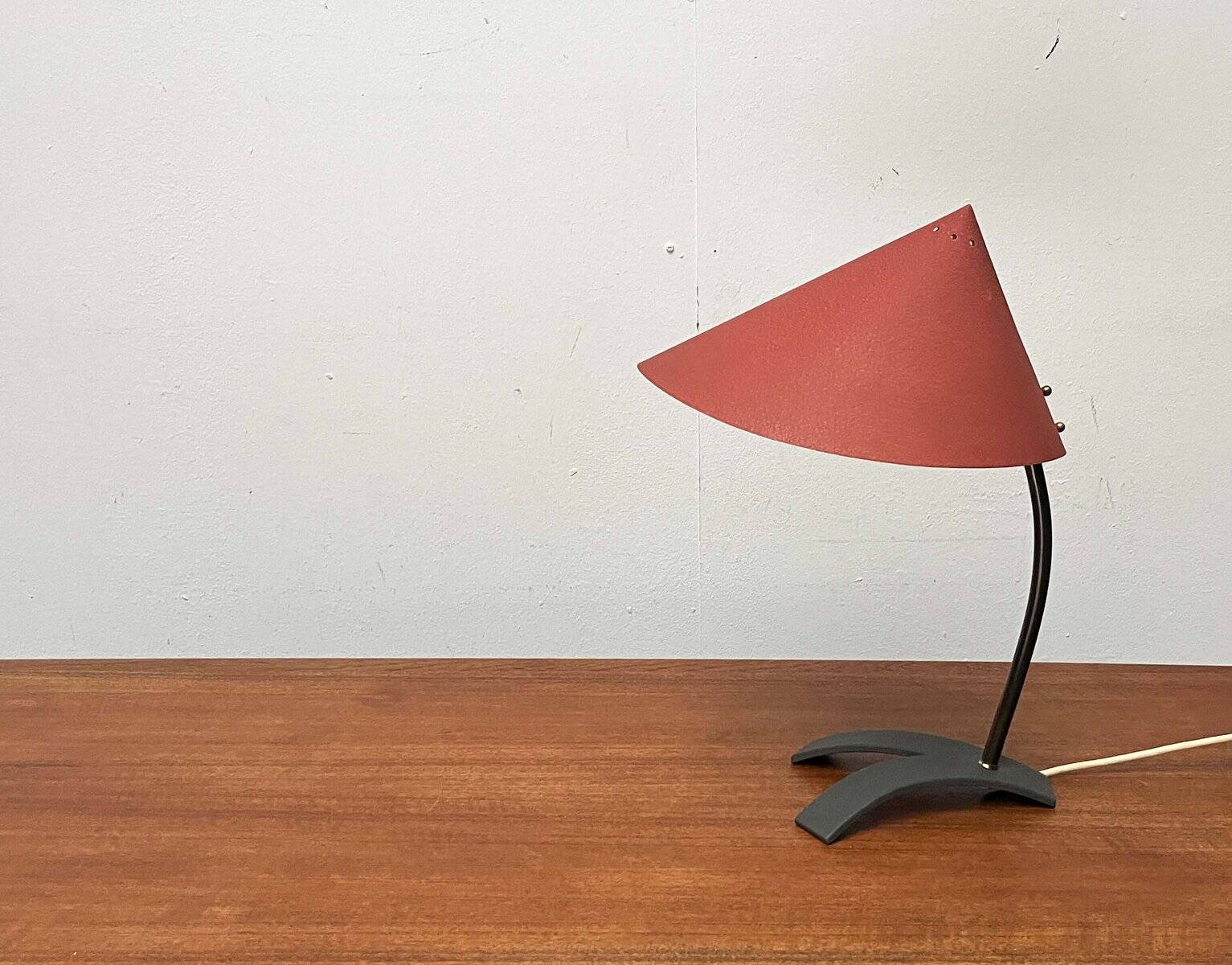 German Mid-Century Modern table lamp with a crow's foot base, 1960s.