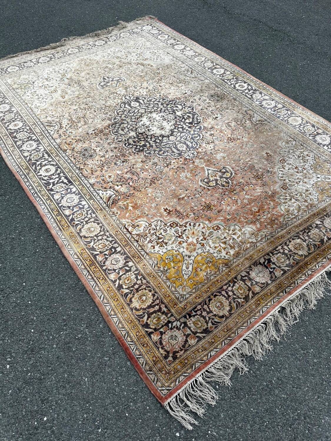 Turkish silk carpet