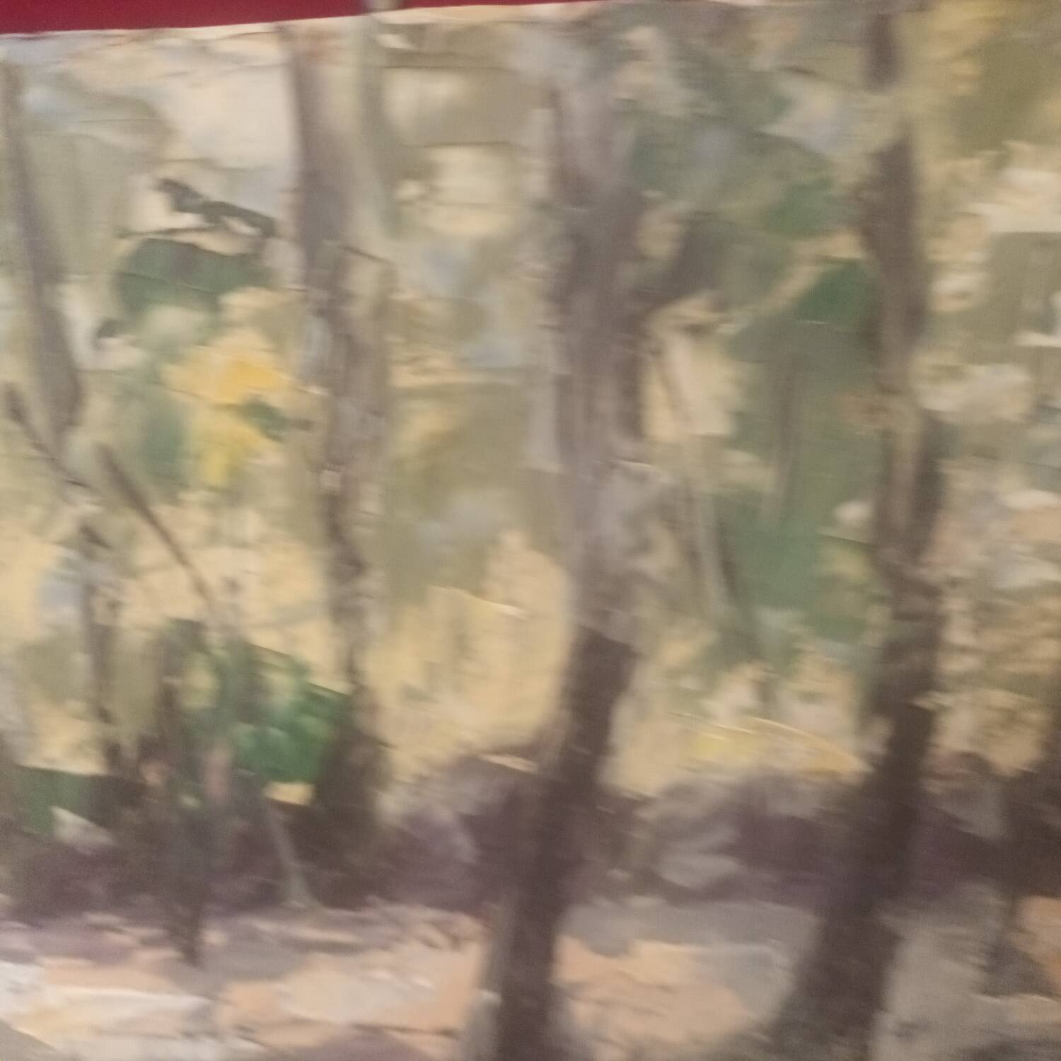 Landscape painting signed Quillet