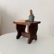 Ancient primitive milking stool