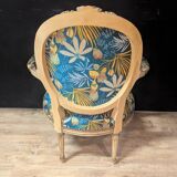 Pair of Louis XVI style armchairs