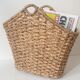 Vintage wicker magazine holder