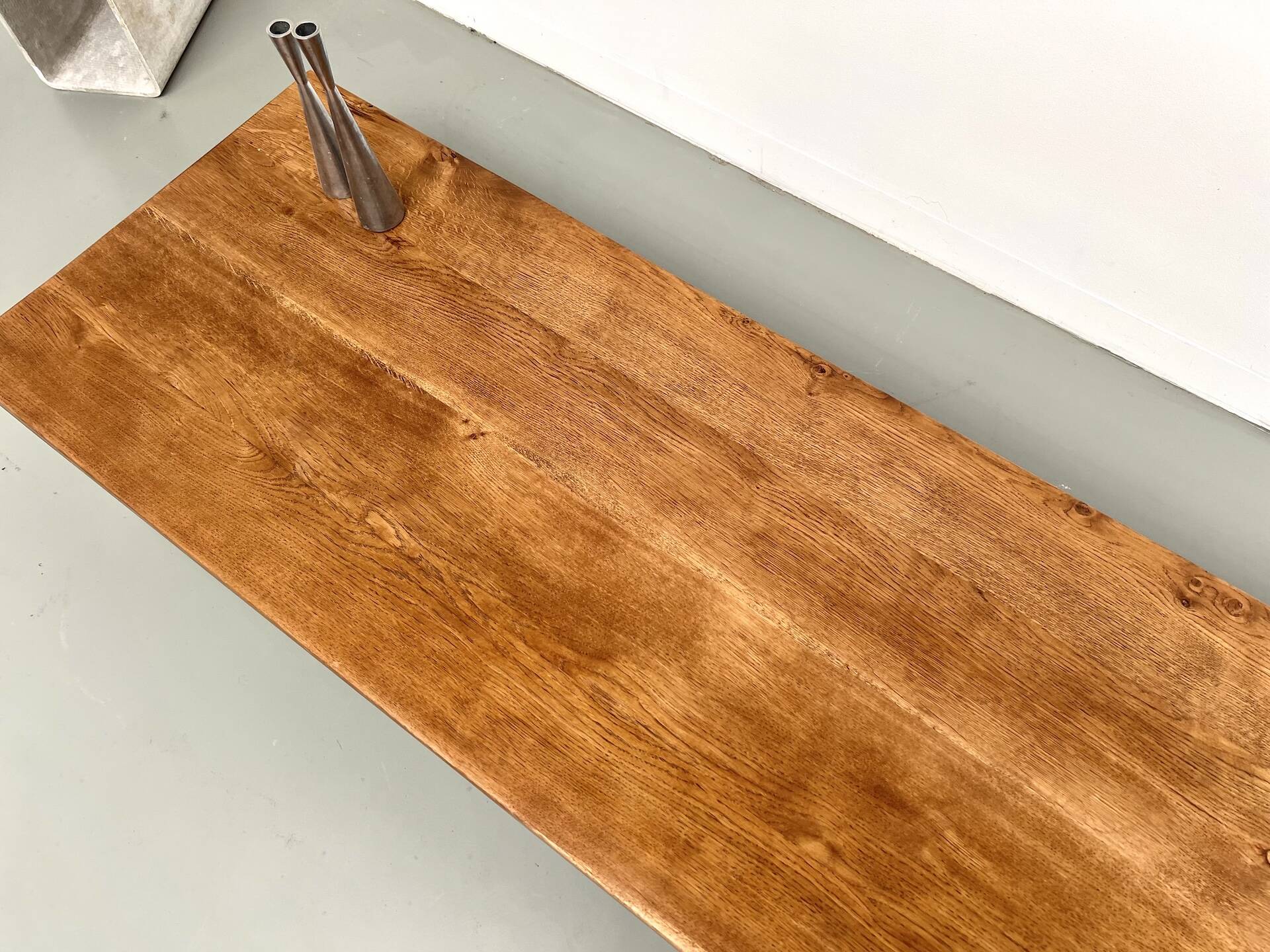 Solid oak coffee table, 1950s