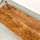 Solid oak coffee table, 1950s