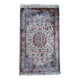 Handmade Pakistani wool and silk rug 124x77cm